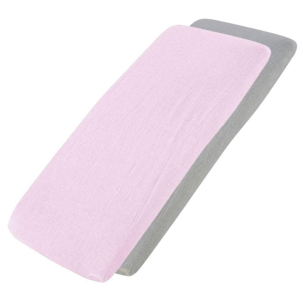 Crib Jersey Fitted Sheets 100% Cotton 40x90cm - Pack Of 4 - Fits All Models