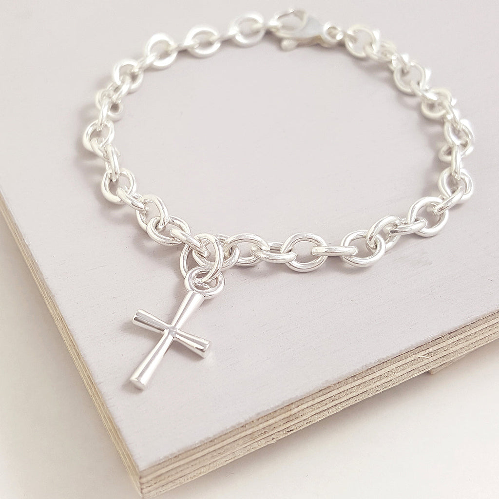 Cross Silver Charm