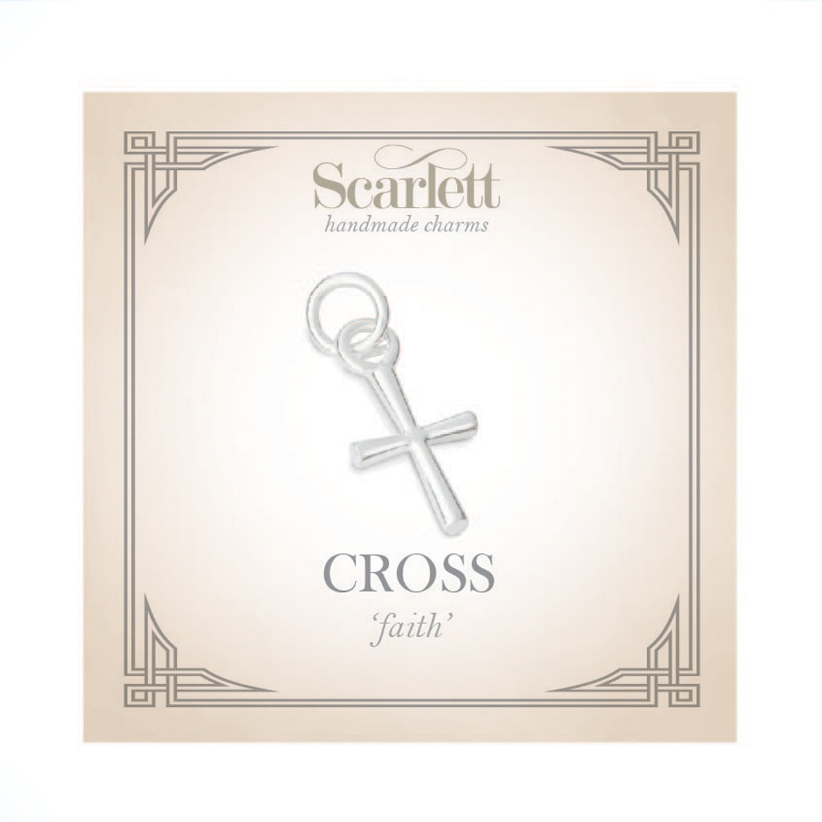 Cross Silver Charm
