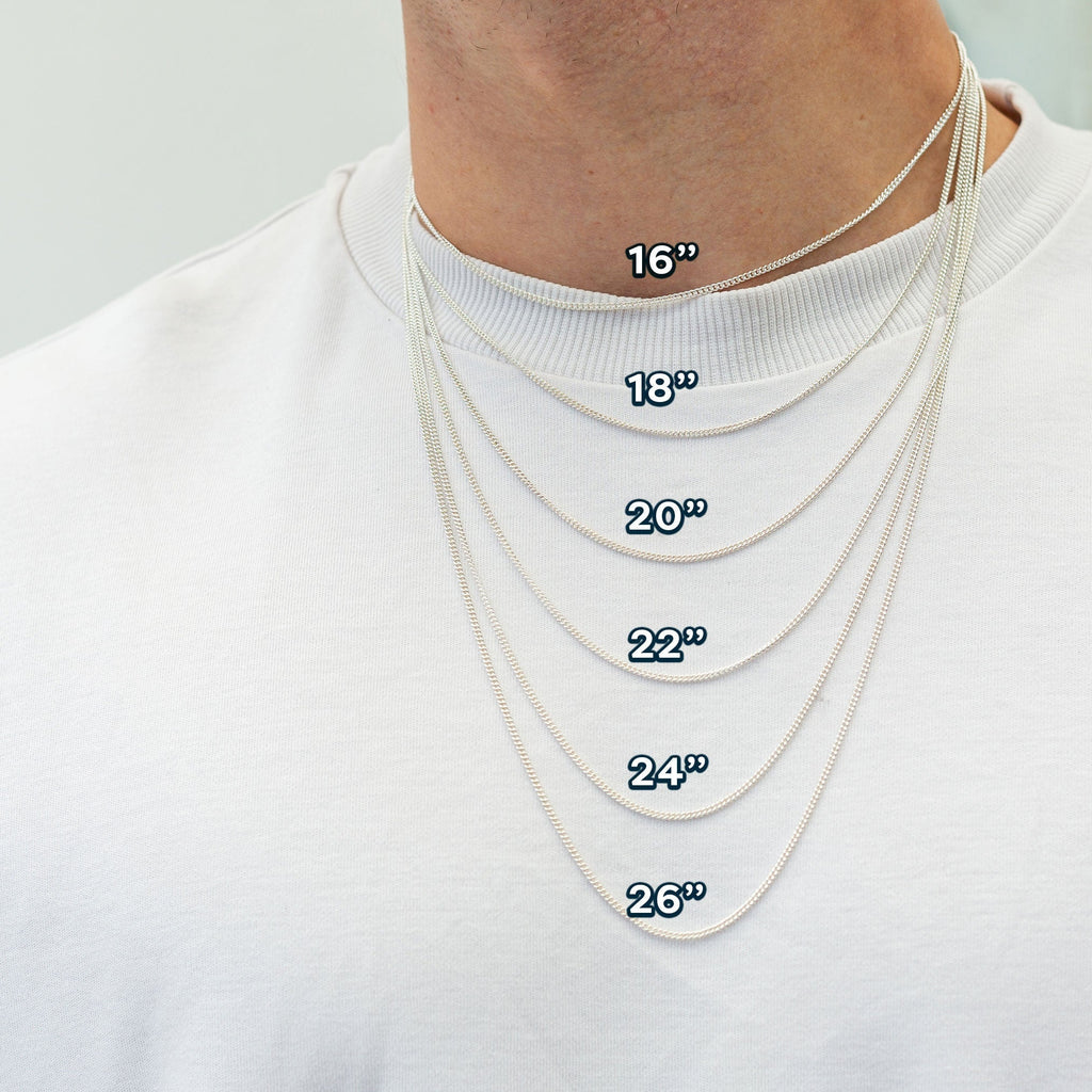 Good Luck Symbols Personalised Silver Necklace