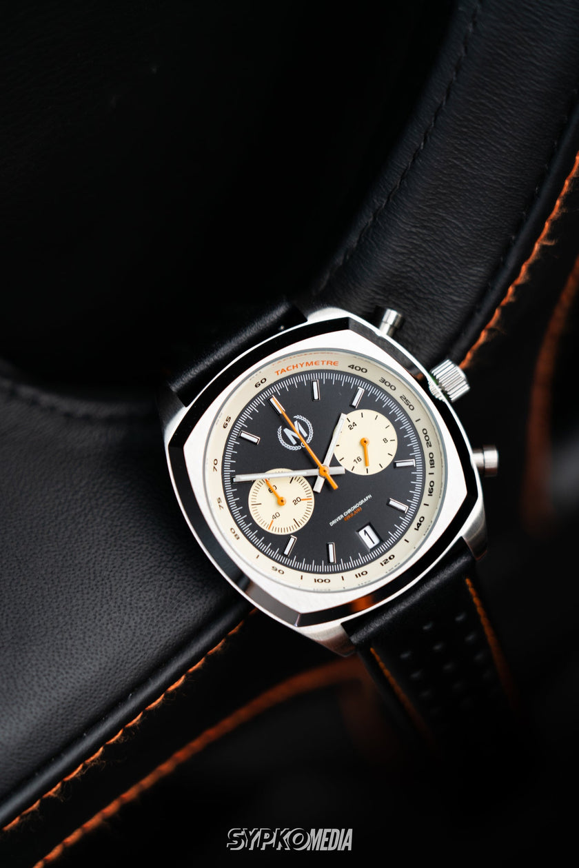 Driver Chronograph MKII Meca-Quartz, Black Reverse Panda