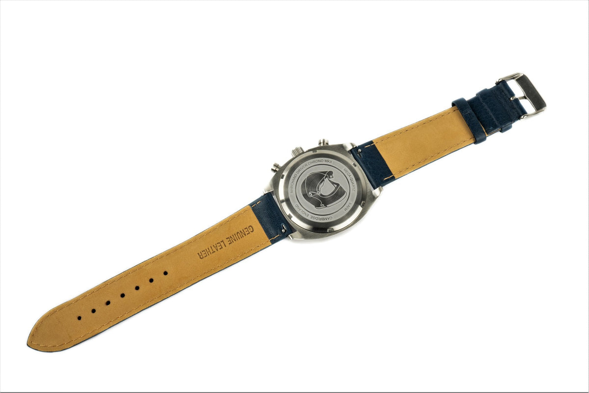 Cronógrafo Driver MKII de cuarzo, Blue Reverse Panda (RESERVE AHORA)