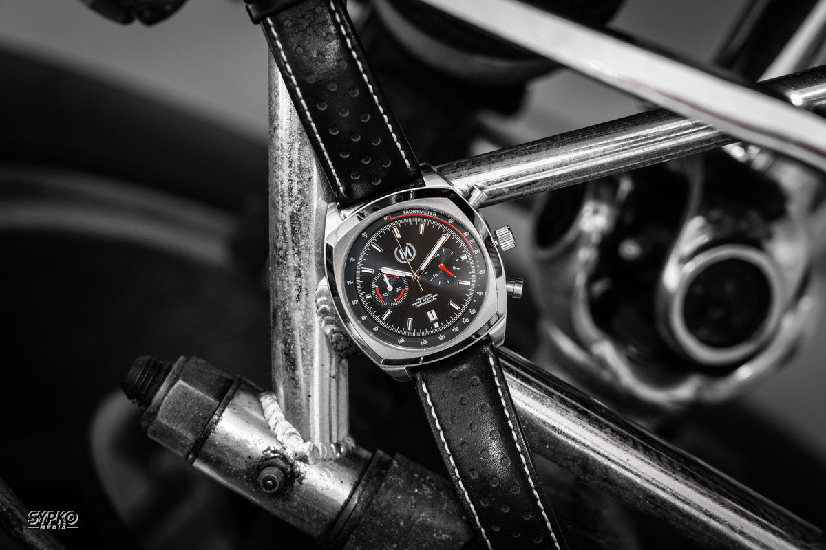 Classic Driver Chronograph, Black Strap