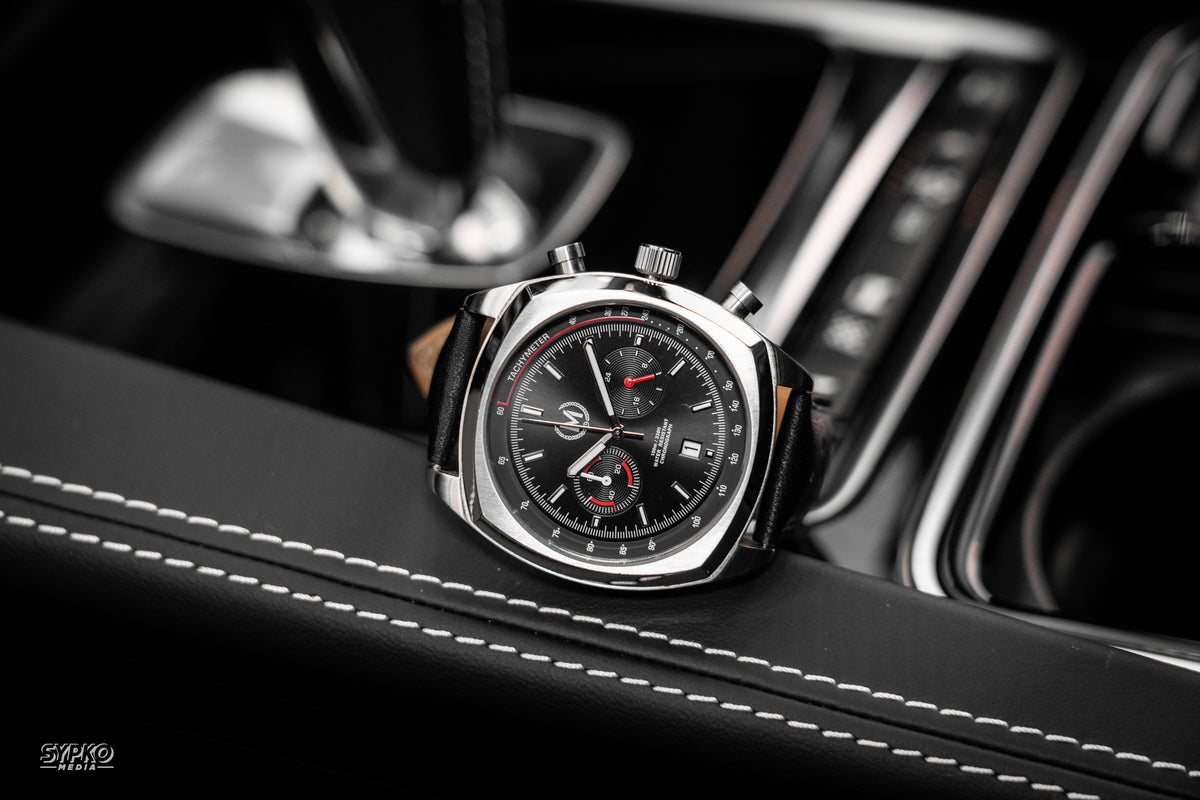 Classic Driver Chronograph, Black Strap