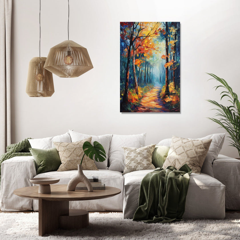 Enchanted Woodland Path Canvas
