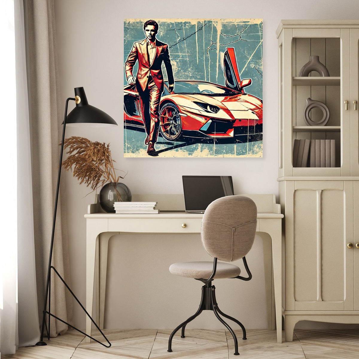 Hollywood Star Drive Canvas