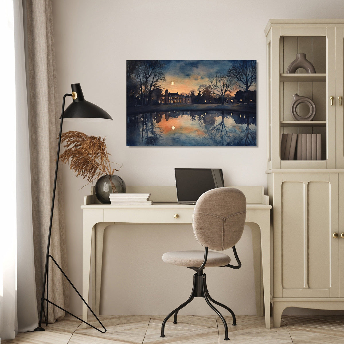 Midnight Verulamium Park Canvas
