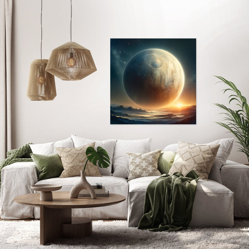 Planetary Dawn Canvas