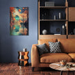 Planetary Leaves Canvas