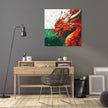Red Dragon Honour Canvas