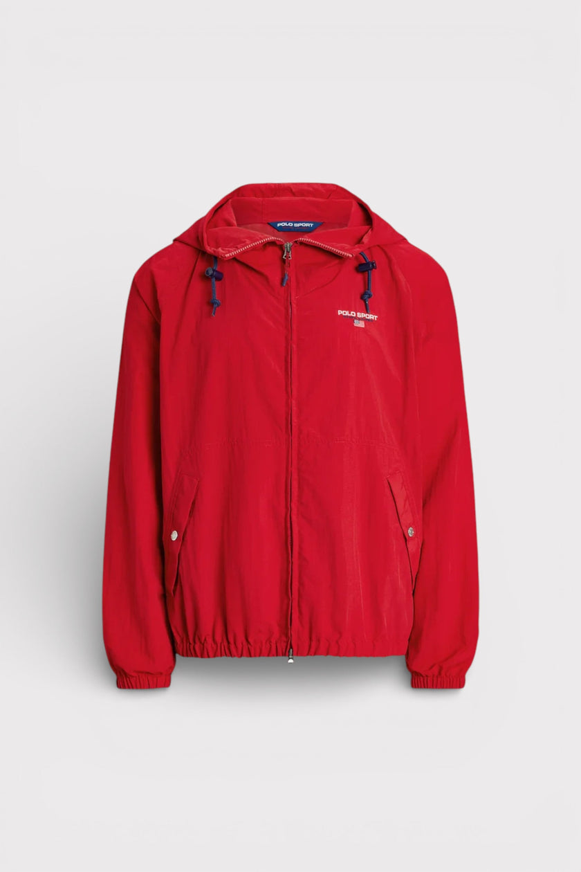 Ralph Lauren Polo Sport Full Zip Jacket Windbreaker Red