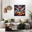 Crater Clash Canvas