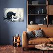 Midnight Milk Spillage Canvas