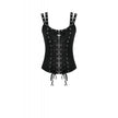 Dark in Love Punk Lace-Up Corset Style Top