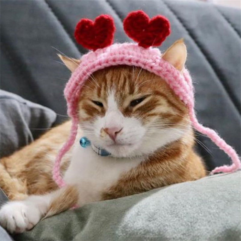Hand-woven Pet Cat Head Cover