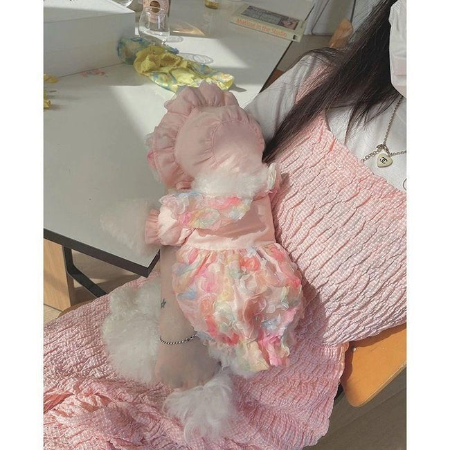 Mesh Bichon Teddy Dog Skirt