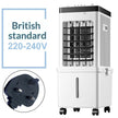 Portable Mini Cooling Fan with Oscillating Blades - Compact Personal Air Circulator for Desk Travel Office Home Use