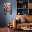 Vibrant Marketplace Canvas