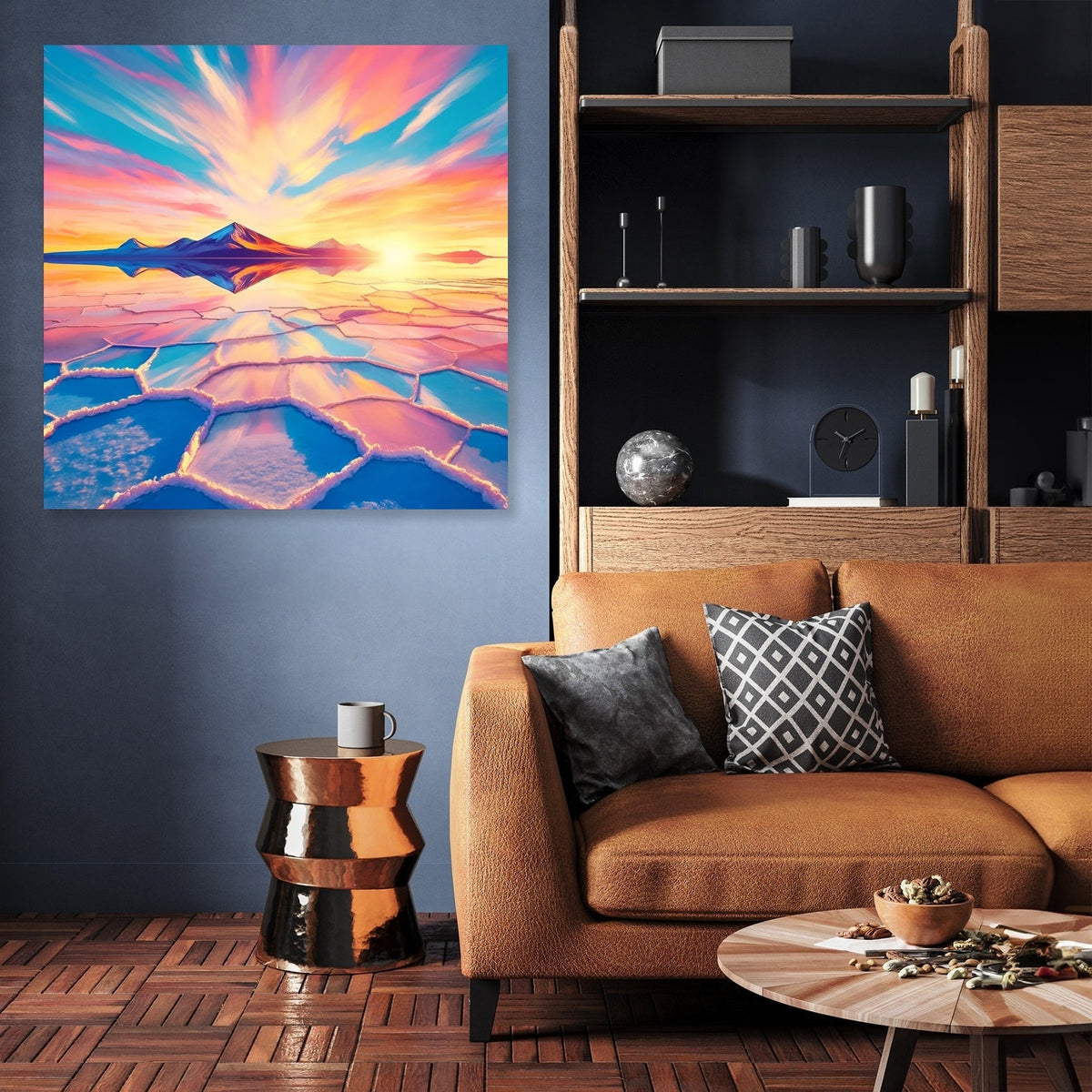 Salar de Uyuni Sunrise Canvas