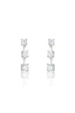 TRILOGY EARRINGS SILVER