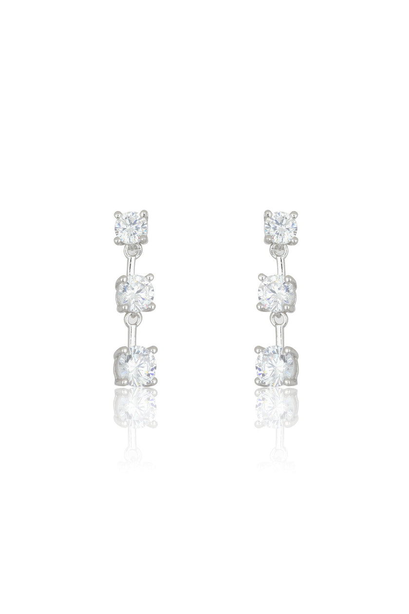 TRILOGY EARRINGS SILVER