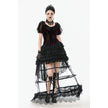 Dark in Love Isolde Velvet & Lace Puff Sleeve Bolero