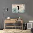 Woman with Umbrella Canvas