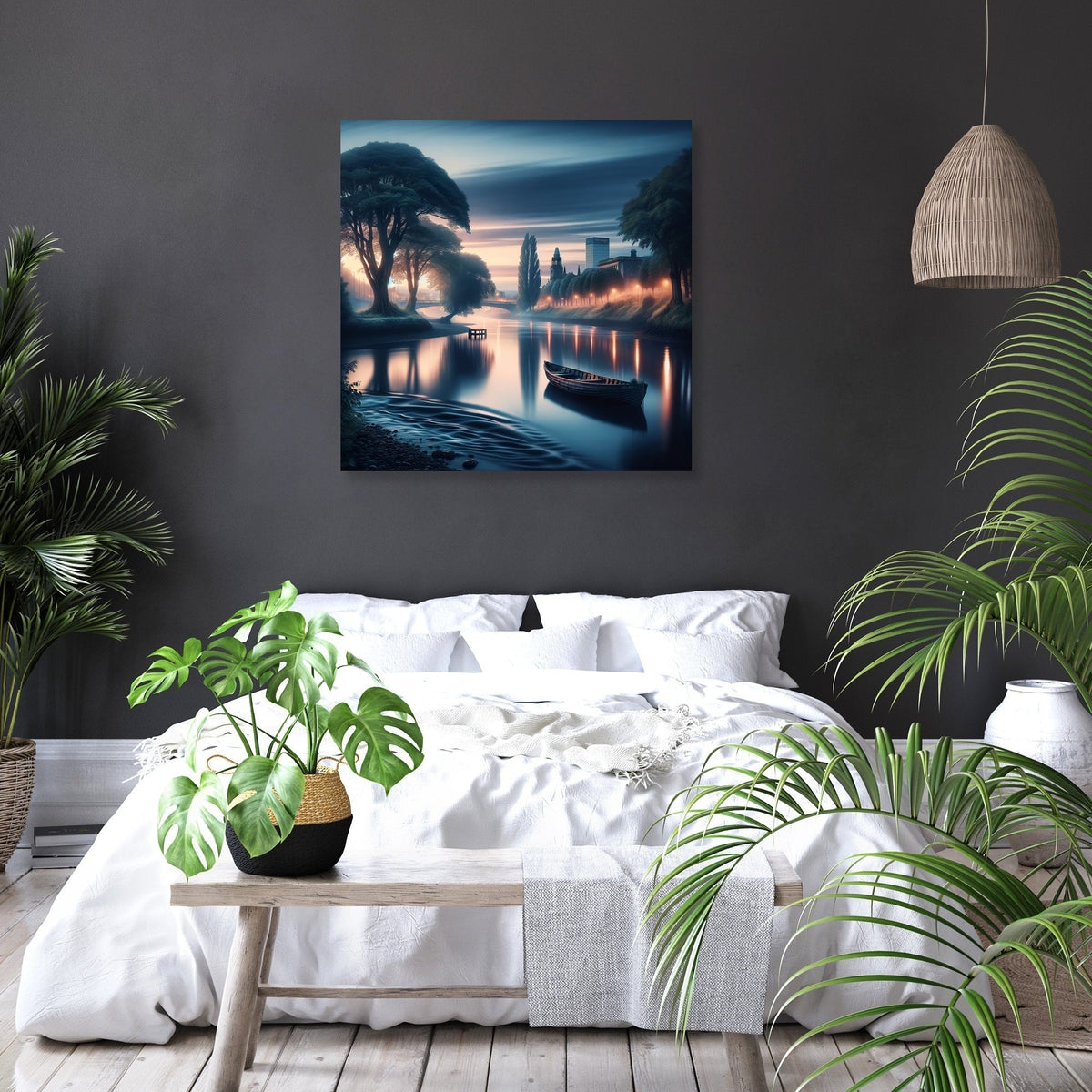 Belfast Whispers of the Lagan Canvas