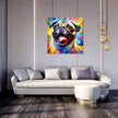 Jubilant Pug Frolic Canvas