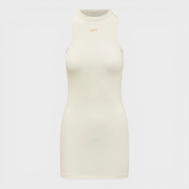 Sleek Rowing Dress Off White