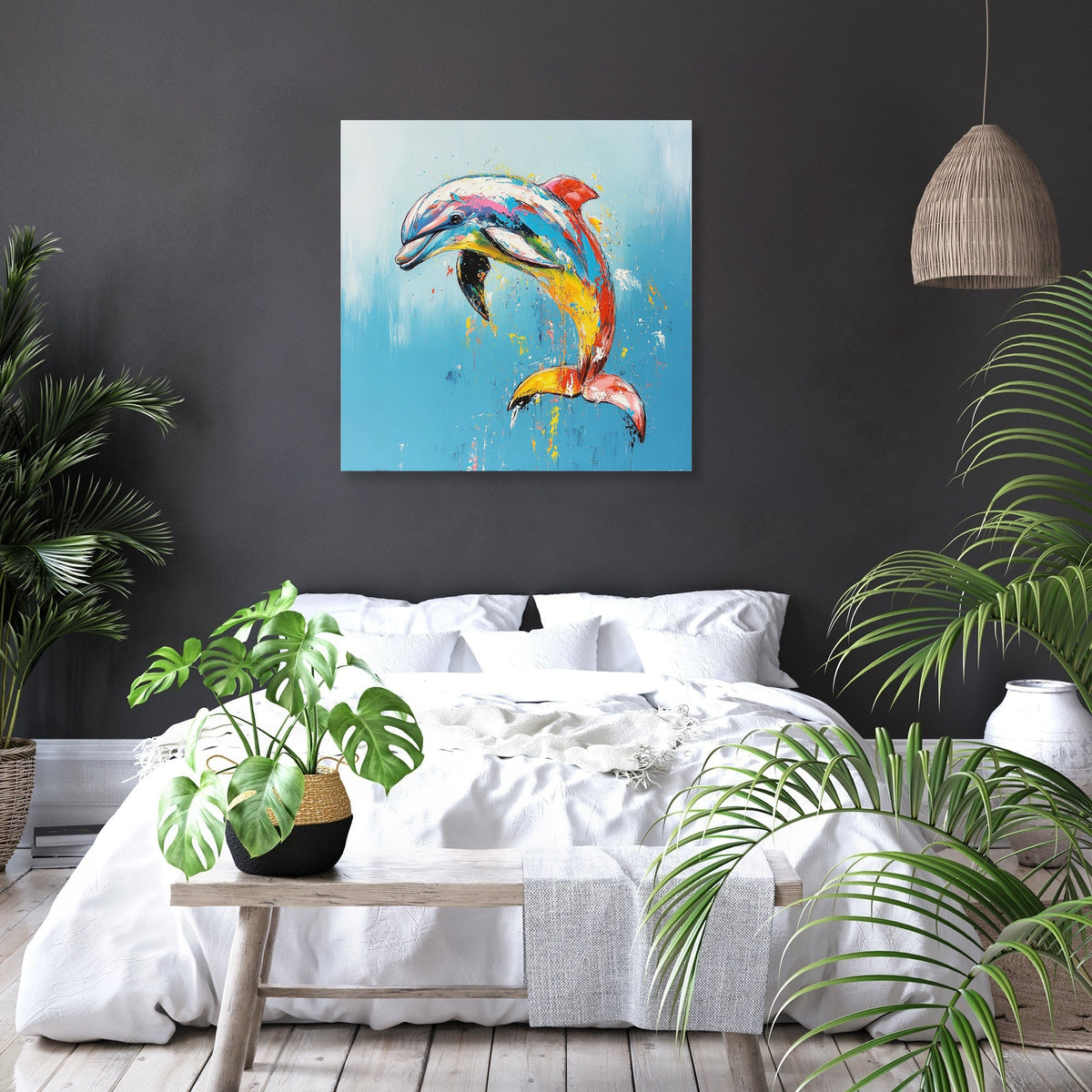 Dolphin's Dance Canvas