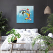 Dolphin's Dance Canvas