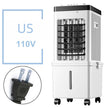 Portable Mini Cooling Fan with Oscillating Blades - Compact Personal Air Circulator for Desk Travel Office Home Use
