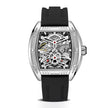 Men's Wine Barrel Type Mechanical Watch Silicone Tape