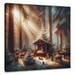 Melancholic Midday Nativity Canvas