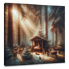 Melancholic Midday Nativity Canvas