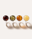 Princess Crown Amber Ring