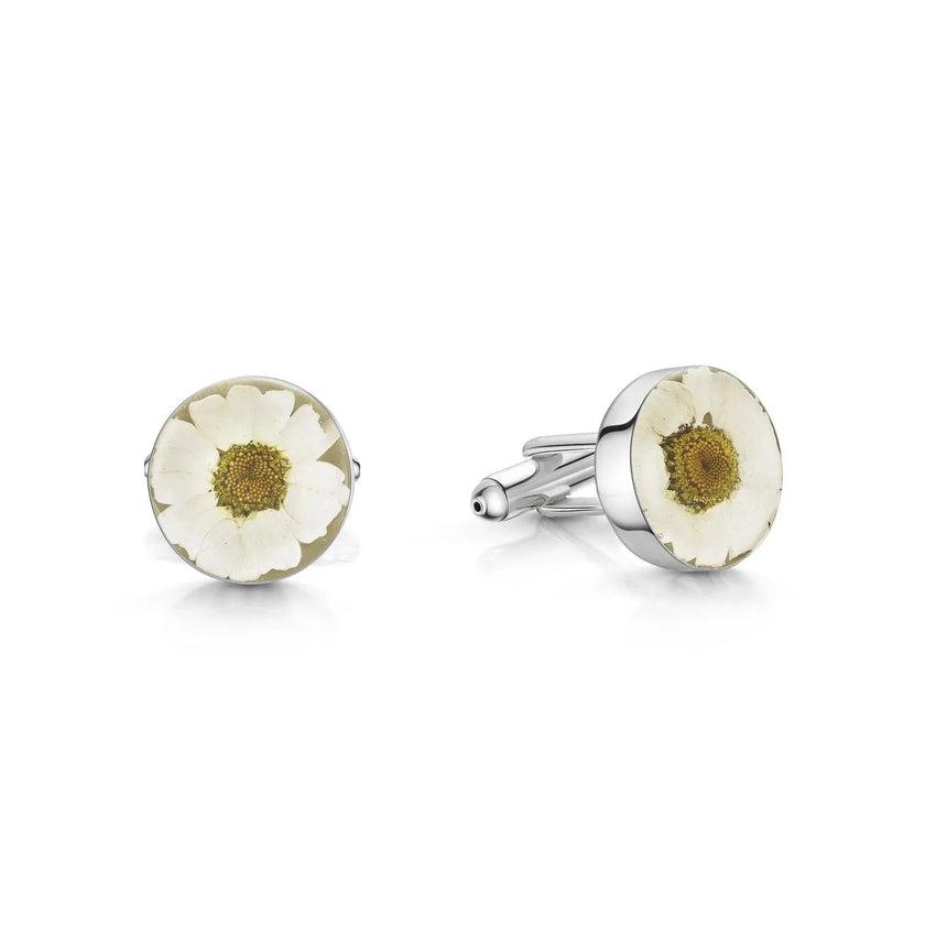 Poppy Round Cufflinks