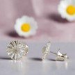 Daisy Silver Stud Earrings