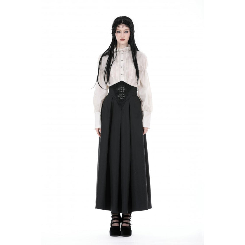 Dark in Love Women's Elegant Delora High Waist Maxi Skirt