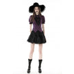 Dark in Love Druantia Puff Sleeve Blouse - Deep Purple