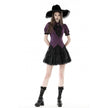 Dark in Love Druantia Puff Sleeve Blouse - Deep Purple
