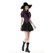 Dark in Love Druantia Puff Sleeve Blouse - Deep Purple