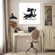 Joyful Sausage Dog Canvas