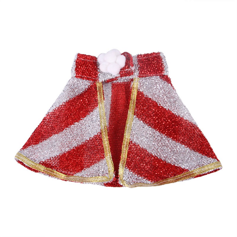 Gato Pequeño Blanco Floral Top Rayas  Perro Copo de Nieve Capa Festiva