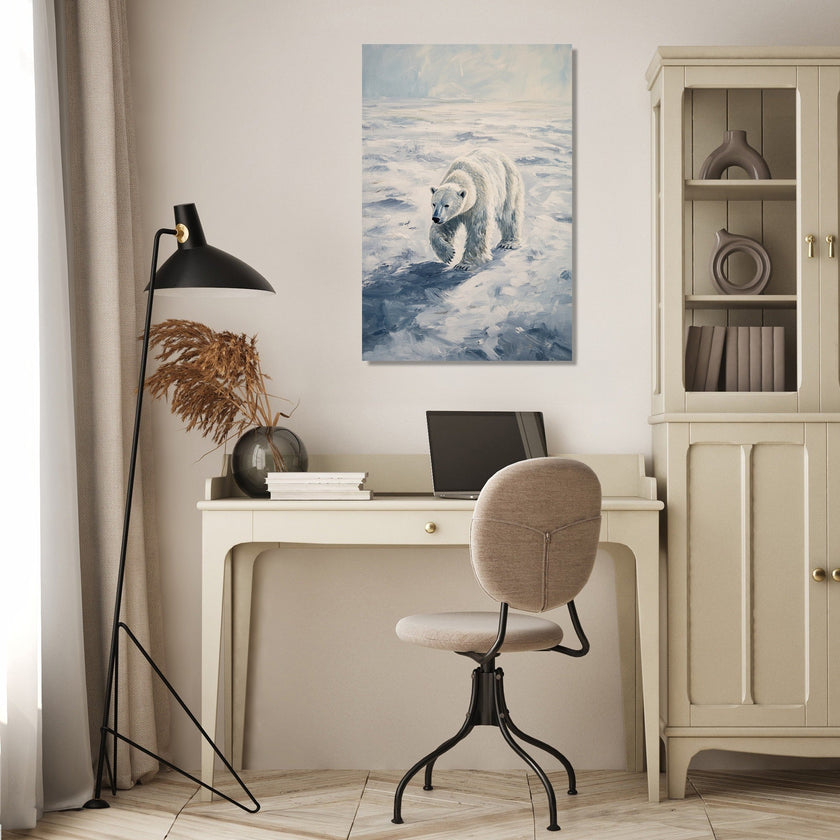 Polar Bear Wanderer Canvas
