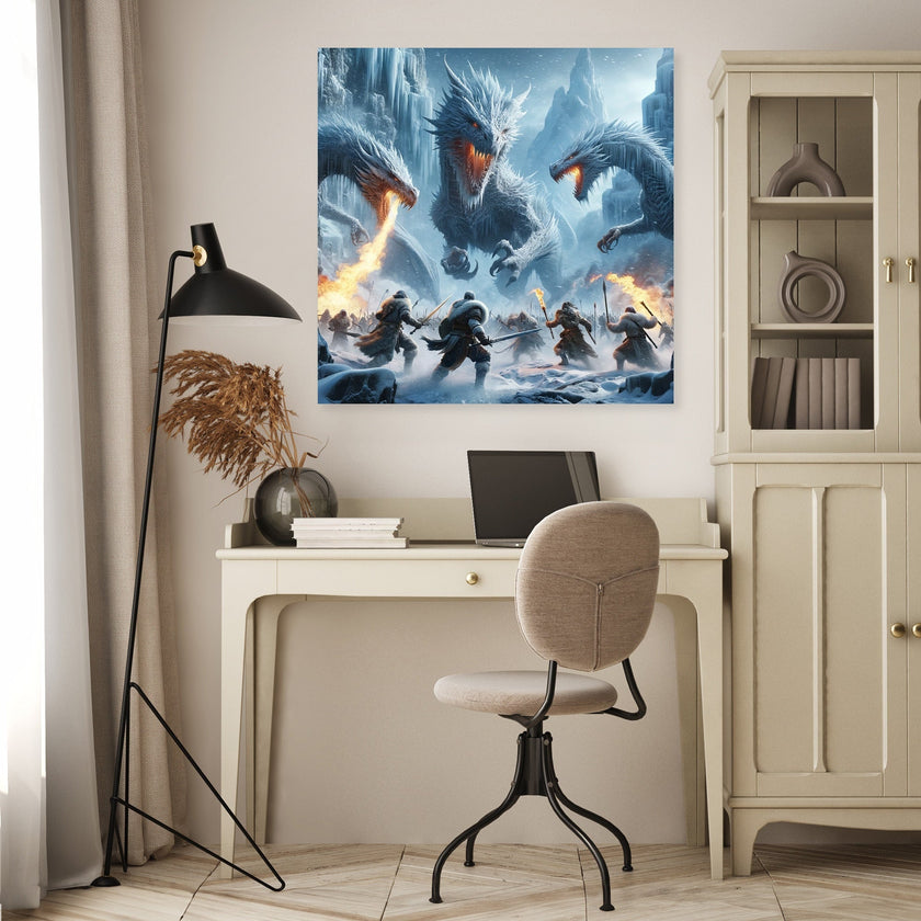 Battle of Frost Island Canvas