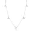 GEORGINI THE LAYERED EDIT TROIS NECKLACE SILVER
