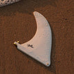 Deflow Cream Longboard Surfboard Finne