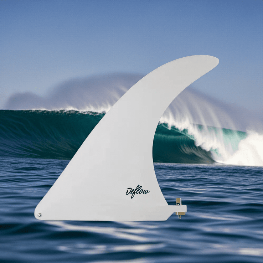 Deflow Cream Longboard Surfboard Finne